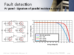 1. Introduction [3/4]
Signature of parallel resistance defect